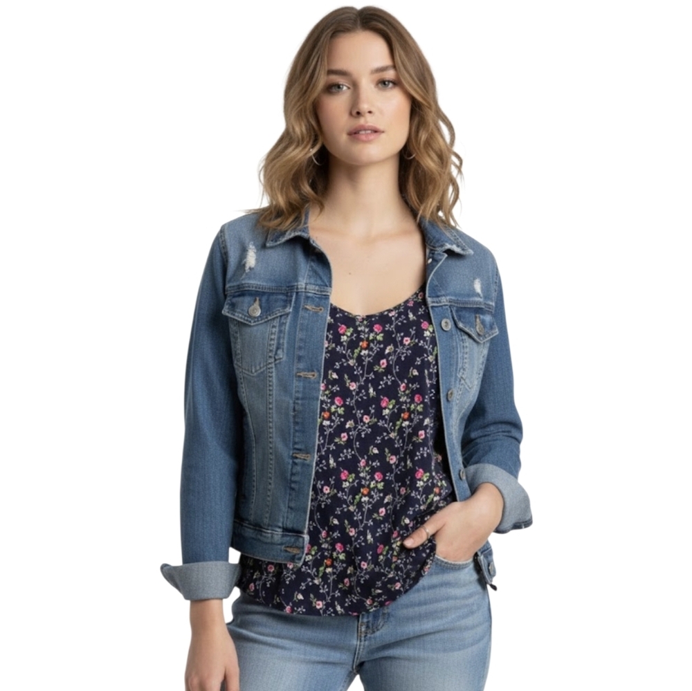 BB Collection Floral Spaghetti Strap Top, Size S
